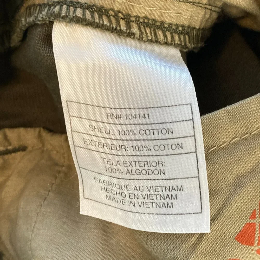 Nike ACG All Conditions Gear Cotton Cargo Shorts Army Green Size 30